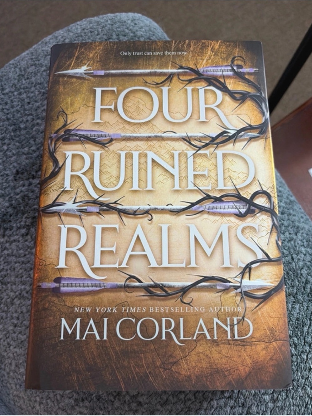 Four Ruined Realms Hardcover - Gold/Brown Cover
